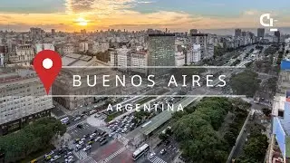 Buenos Aires Argentina -  Explore Beauty Aerial 4K -