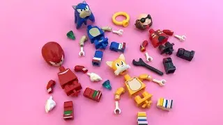 Lego Sonic The Hedgehog | Knuckles, Miles Tails, Doctor Eggman | Unofficial Lego Minifigures