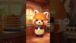 Red Panda: Pancake fact #cartoon #comedy #cooking #funny #edit #food #facts #tiktok #instagram
