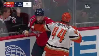 Ross Johnston vs Dylan McIlrath, Ducks @ Caps - 5th Jan 2026