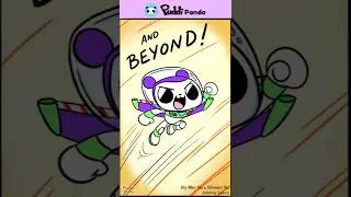 To Infinity and... Uh-oh | Puddi Panda Buzz Lightyear Parody #shorts #lightyear #parody #puddi