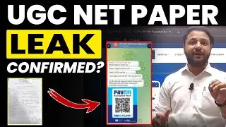 UGC NET PAPER LEAK Confirmed? | SHOCKING NEWS #ugcnet #ugcnetjune2024