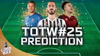 TOTW 25 PREDICTION