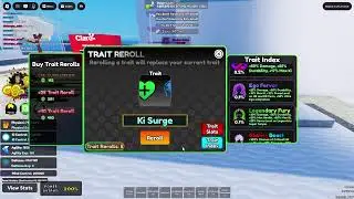 Getting The 0.1% Best Trait LIVE | Roblox Dragon Ball Legendary Forces