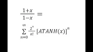 ATANH Taylor Maclaurin SERIESSUM LINEST POLYNOMIAL REGRESSION Google Sheets or excel