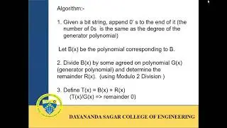 Program 9 : C program to implement Cyclic Redundancy Check(CRC)
