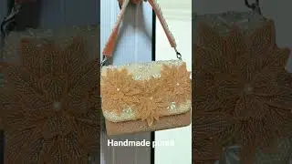 🌼 *Pankhri Flap bag*🌼 all handmade #womenclutches #embroiderybags #ladiesclutches #customizedbags