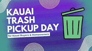Kauai Trash Pickup  #kauai #trashday #curbsidepickup