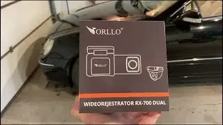 Wideorejestrator ORLLO RX-700 Dual w Mercedesie CLK cabrio