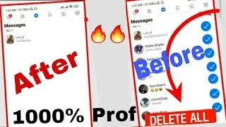 Delete All Messenger Chat In One Click 2022 || Facebook Messenger all messages delete in bangla