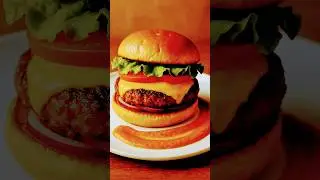 How to cook perfect Juicy Beef & Cheesy Smash Burger at home #cheesyburger #resturantstyle #shorts