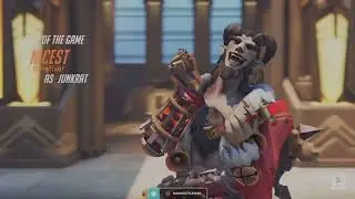 Overwatch 2 Unranked Midtown Junkrat w/friends - Friend learning Diva.  I thought he did well.