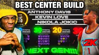 BEST CENTER BUILD on NBA 2K21 NEXT GEN! DEMIGOD BUILD! CONTACT DUNKS! GREENS!