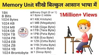 What Is Memory Unit | Memory Unit Full Explained In Hindi
