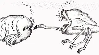 How to draw Bloop vs Shin Sonic