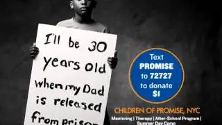 Children of Promise NYC -  CBS Times Square Message