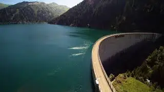 Barrage de Saint Gu&eacute;rin en drone 4K