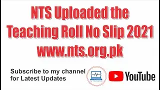 NTS roll no slip