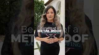 🏠🔩Are you thinking about a metal roof? #metalroof  #modernroofing  #roofingexperts  #homeupgrades
