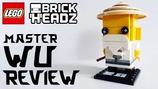 LEGO Brickheadz Master Wu Set 41488 - Review and Speed Build - NEW 2018