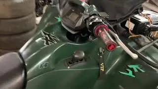 KAWASAKI KVF 650 горит лампочка BELT как скинуть ошибку !