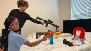 Trying To Make Annabelle Move With Gel Blasters Again