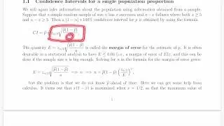 Population Proportions