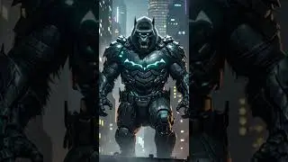 Hybrids Ideas Ai - Fusion Batman With Gorilla 🔥 #ai #fusion #hybrid #batman