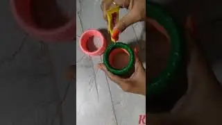 DIY Bangle Wool pen Stand | Pen stand Craft #diy #penstand #bangles