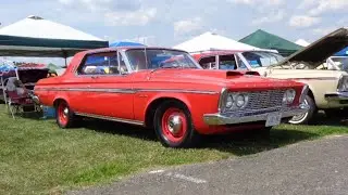 1963 Plymouth Sport Fury 2 Door Hardtop in Red & 426 Engine Sound - My Car Story with Lou Costabile