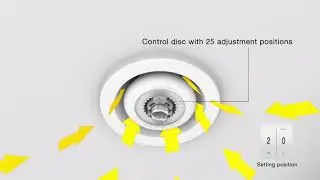 Zehnder Anemostat wywiewny Comfo Valve Luna E125