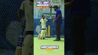 🧒🏼Pull Shot Judgement with U10 Kid🏏 | Nothing But Cricket Training #crickettips #cricket #summer25