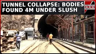 SLBC Tunnel Collapse: Rescue Teams Locate Bodies Of 4/8 Workers | Bodies Found 4m Under Muddy Slush