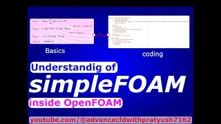 Understanding of simpleFOAM inside OpenFOAM; from basics to coding   (Theory, Algorithm, Coding )