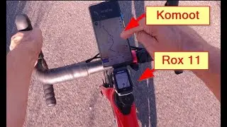 Sigma ROX 11 Evo Navigation Komoot unterwegs