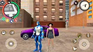 Rope hero vice town update game | Rope hero Zeus fist vs military robot | Games on