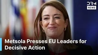 &ldquo;No Choice Scenario&rdquo;: Parliament President Metsola Says EU Must Secure Ukraine Funding Today | AC1G
