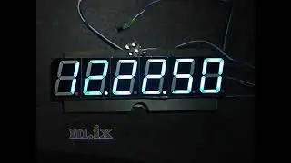 digital Blue LEd clock mega8.wmv