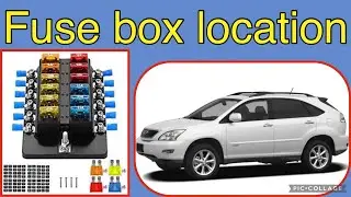 Расположение блока предохранителей на Lexus RX 350 2008 года выпуска