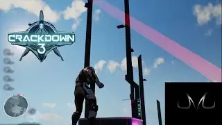 Crackdown 3 Propaganda Tower Central Shade Easy Completion From Rooftop! - TrueDarkMajin