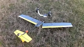 Farm flopper maiden crash