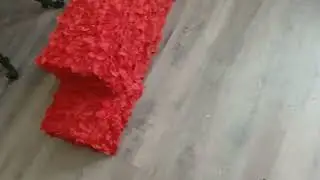 rose floating candle