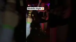 Wild Nightlife dancing girls party in Medellin! 💃🇨🇴 #shorts