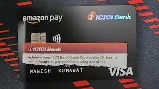 Amazon Pay Icici Credit Card Unboxing |