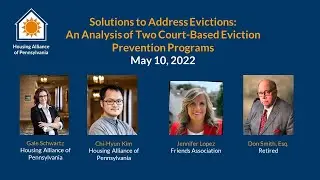 Webinar: Solutions to Address Evictions: An Analysis of Two Court-Based Eviction Prevention Programs