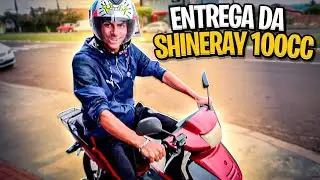 ENTREGAMOS A SHINERAY 100cc PARA O DONO VEJA A REAÇÃO DELE