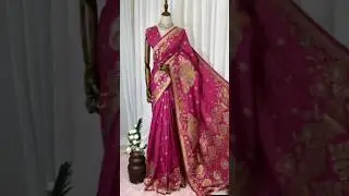 Latest Trendy Party Wear Saree Design । ✨ #shorts​ #fashion​ #saree​  #shortvideo​ #youtubeshorts​