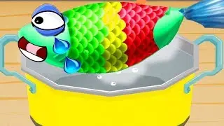 Learn to Cook Game for Kids and Toddlers with Color Fun Game and Play لعبة أطفال اللون واللعب