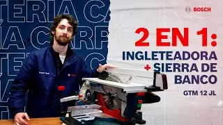 Sierra 2 EN 1! La Ingleteadora + Sierra de Banco que va a cambiar la carpintería!