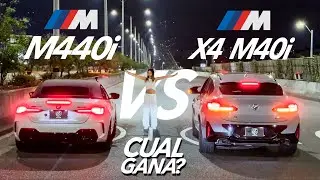 SUV CAMIONETA VS DEPORTIVO CONVERTIBLE | X4 M40i VS M440i PIQUE 1/4 MILLA Y PRUEBA EN PISTA